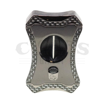 Rocky Patel Viper V Cut Series Gunmetal and Silver Cutter Closed