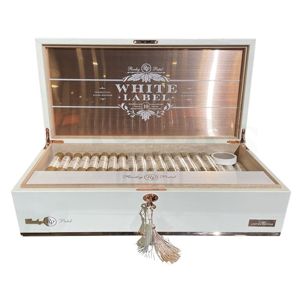 Rocky Patel White Label Limited Edition Humidor with 100 Figurado Cigars 