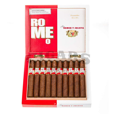 Romeo Y Julieta Romeo Piramide Box Open