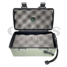 Rugged Black 15 Count Waterproof Travel Case Open
