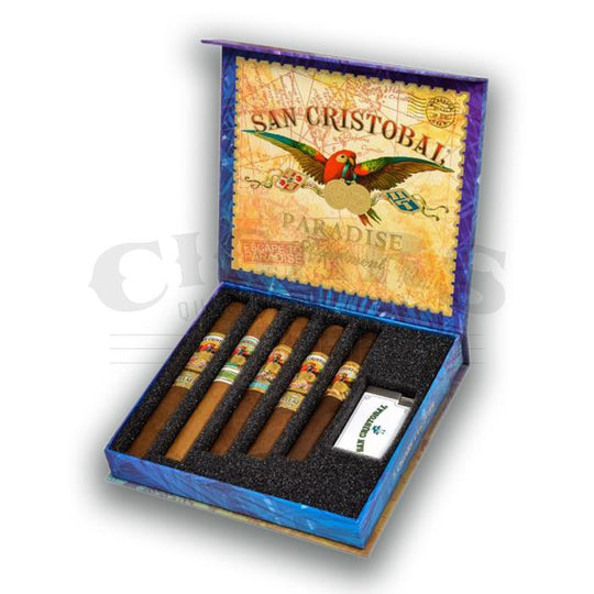 San Cristobal Paradise Sampler Plus Lighter
