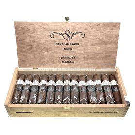 Sencillo Black Piramide No.4 Open Box of 25