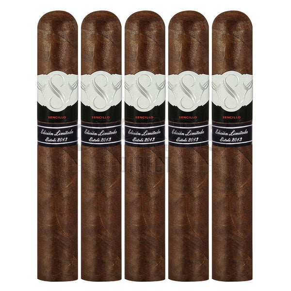 Sencillo Black Robusto 5Pack