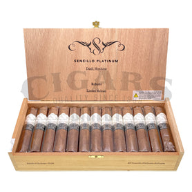 Sencillo Platinum Robusto Open Box
