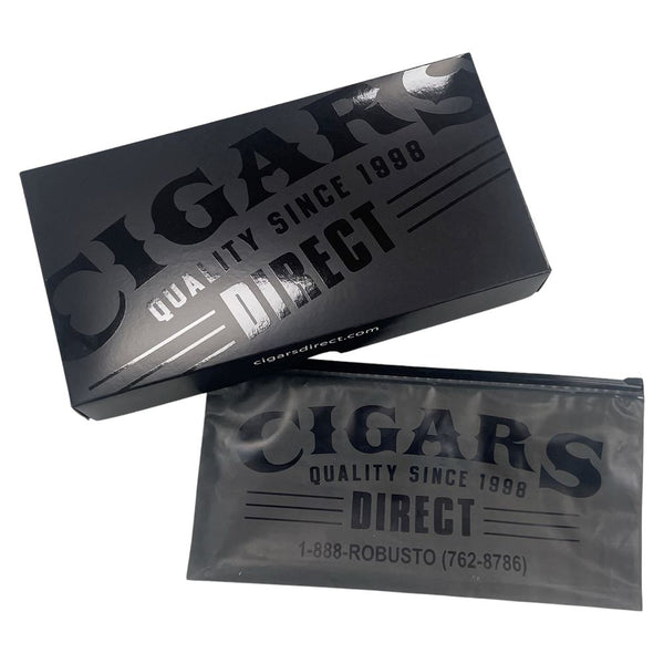 Small Cigars Direct Humidor Bag & Gift Box Front View