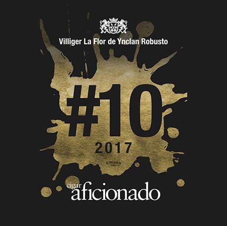 Villiger La Flor de Ynclan Robusto 2017 No.10 Cigar of The Year