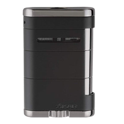 Xikar Allume Triple Flame Tabletop Black Tuxedo Lighter