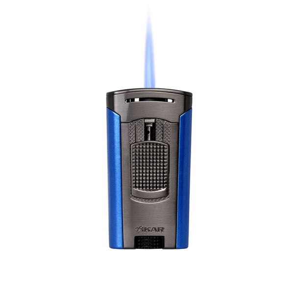 Xikar Astral Lighter Gunmetal and Blue