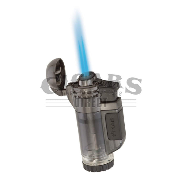 Xikar Tech Double Flame Clear Lighter